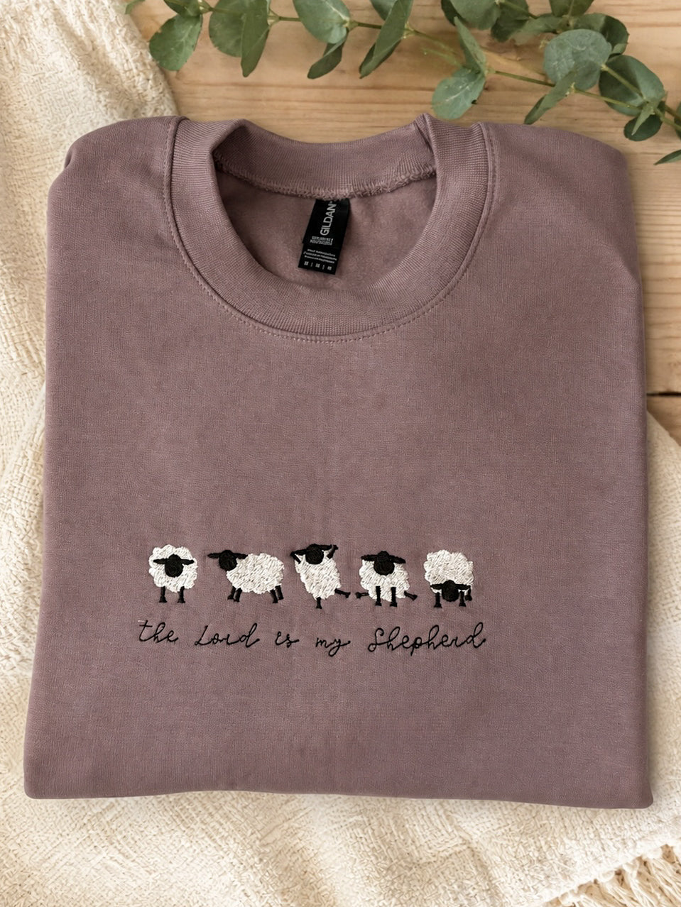 the Lord is my shepherd Crewneck