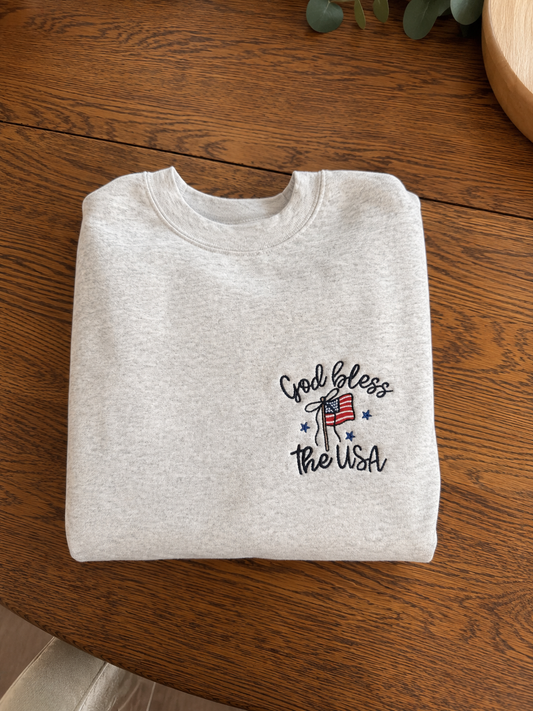 God bless USA Crewneck