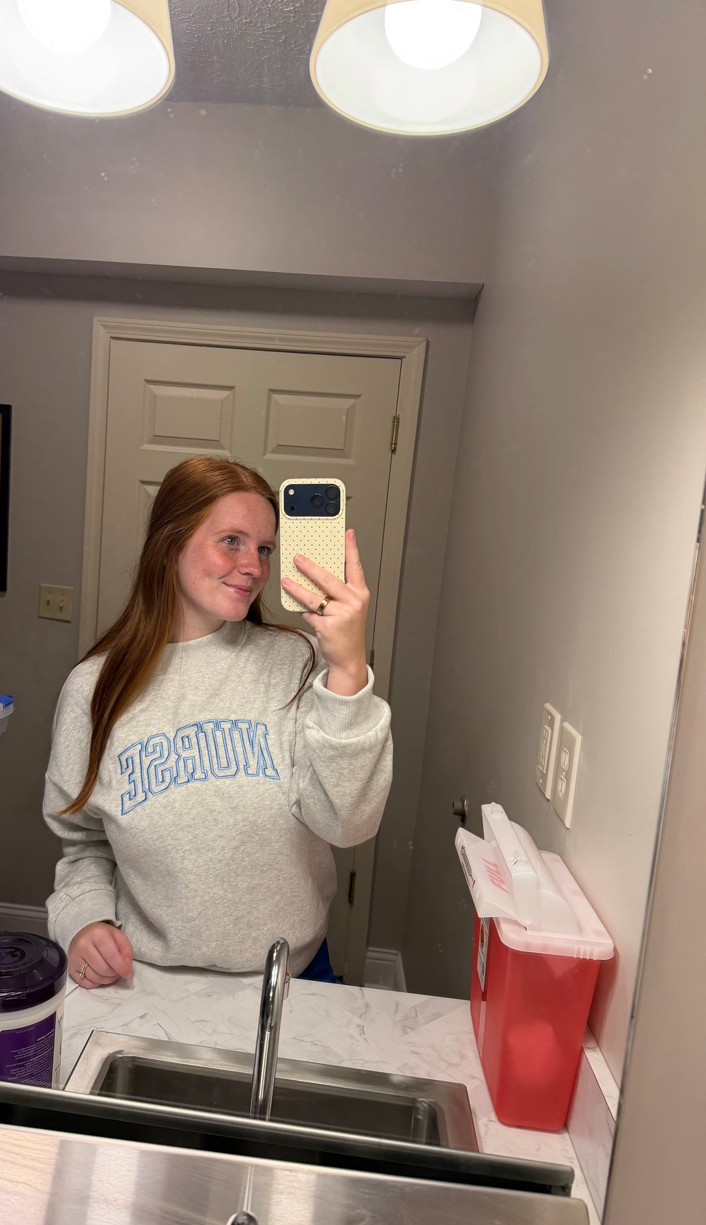 Nurse mockneck